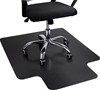 MIND READER PVC Office Chair Mat, 120.7x90.2x0.3cm, Black. NB: Slightly dam