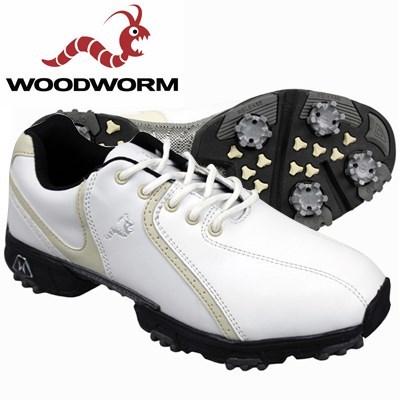 Woodworm Golf Ladies Golf Shoes White / 