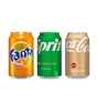 126 x Assorted Soft Drink Cans, Incl: 85 x FANTA, SPRITE & COCACOLA Vanilla