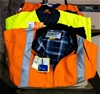 10 x Assorted Mens Work Jacket & Vest (Some with reflective strip, Comprise