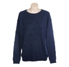 2 x LEO & NICOLE Women's Knitted Sweater, Size M, 53% Cotton, Indigo.  Buye