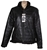 ORIGINAL NICOLE MILLER Women's Reversible Jacket, Size L, Polyester, Black.