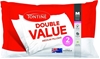 TONTINE Pillow Duo Pack, White, Polyester Filling, Medium Firmness. 75 L x