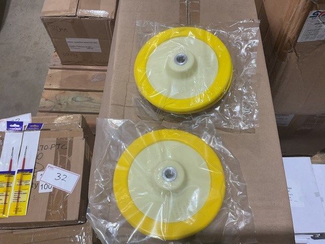 3 x Boxes Of 178mm Velcro Back Up Pads