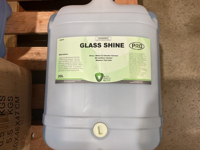 3 x 20lt Auto Shield Group Glass Shine