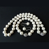 Amazing 3Pcs Set 10Mm Shell Pearl Beads Necklace