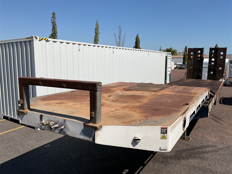 2002 TRT 3A Mid Tip Float Triaxle Drop Deck Trailer Auction (0002 ...