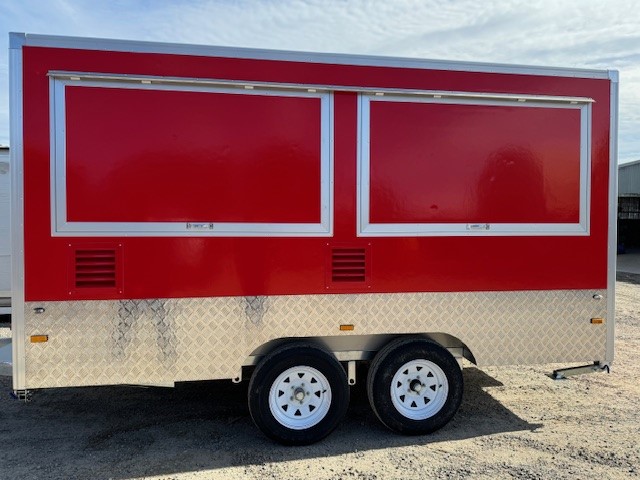 540 Food Trailer Dual Axle - 2026 RED (Unused)