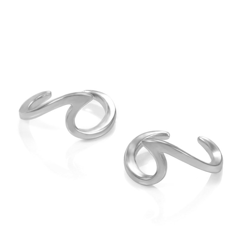 Elegant 18K White Gold Plated Earring