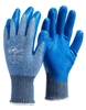 12 Pairs x FRONTIER Ninja Total Nitrile Coated Gloves, Size L, Blue.