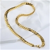 18K Yellow Gold Plated 8MM 20 Inches Herringbone Chain Necklace