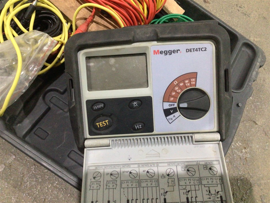 Megger DET4TC2 Earth Tester Auction (0065-8018905) | Grays Australia