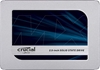 CRUCIAL MX500 500GB SATA 2.5-inch 7mm Internal SSD, Blue/Grey.