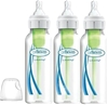 DR BROWN'S Standard Neck Feeding Bottle Options with Level 1 Teat, White, 2