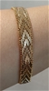 Italian Design 18kt Triple Yellow Gold Plated Bracelet