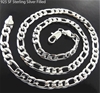 925 Sterling Silver Filled Figaro Chain for Men and Women(925SF)