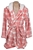 PEKKLE Kids' Plush Robe, Size S (6), Pink/White. Buyers Note - Discount Fr