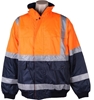 WORKSENSE Pilot Jacket, Size XL, Polar Fleece Collar, 3M Reflective Tape, E