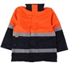 WORKSENSE Hi-Vis Polyester Jacket, Size 2XL, Fire Retardant Cotton Quilted