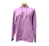 DKNY Women's Felt Logo Hoodie, Size L, 60% Cotton, Tulle Purple (PDQ). NB: