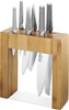 GLOBAL Ikasu 7-Piece Japanese Knife Block Set, Made in Japan, Bamboo Storag
