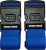 3 Packs of 2 x WORKFORCE Digit Combination Luggage Straps, Yellow.  Buyers