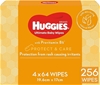 HUGGIES Ultimate Baby Wipes Protect and Care 256 Count (4 x 64 Pack) - Pack