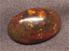 Solid Black Opal, weight 2.11 carats
