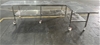 Stainless Steel L Sharp Bench With Under Shelf