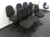 Set of 7 x High Back Clerical Chairs