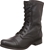 STEVE MADDEN Women's Troopa Lace-Up Boot, Colour: Black Leather, Size: 8.5