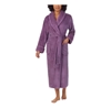 CAROLE HOCHMAN Women's Plush Wrap Robe, Size M, 100% Polyester, Purple.  Bu