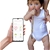 GOLDILOCKS Baby Monitor, White, Starter Pack (1x Module, 2X Singlets Size 0