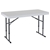 LIFETIME Folding Table 4ft, Adjustable Height, Model 80370U. NB: WEll-used,