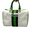 GUCCI Special Edition Joy Line Web-stripe Boston Bag