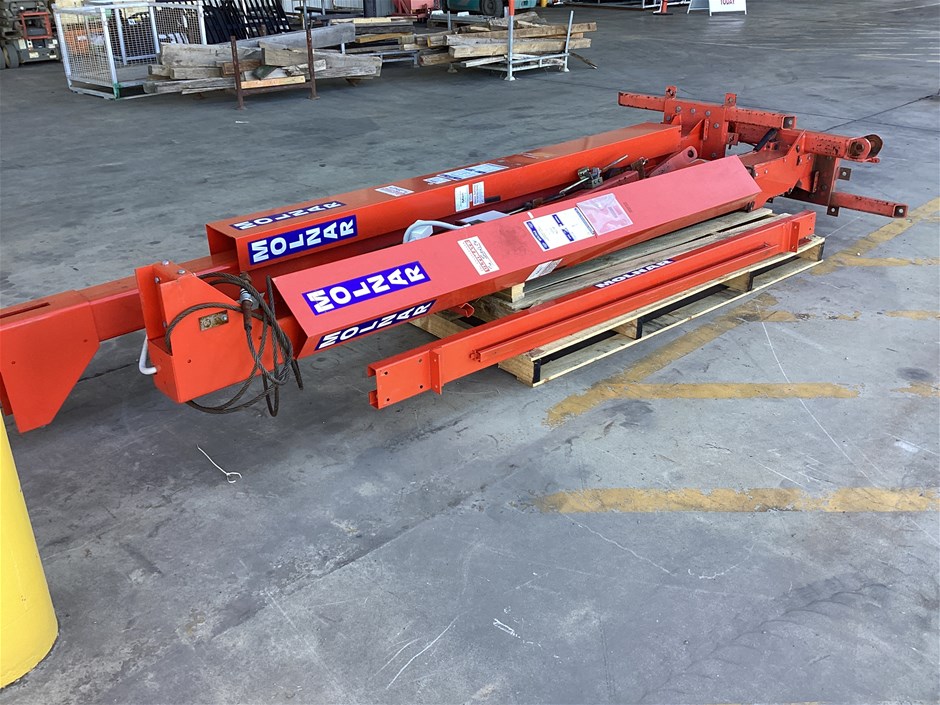 Molnar Two Post Clear Floor Overhead Hoist Auction (0036-8018885 ...