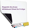 4 x DITIND Magnetic Whiteboard for Fridge, 12 x 8 inches Magnetic Dry Erase