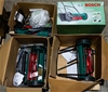 4 x Bosch Hand Push Lawnmowers, Manual Lawn Mower with 38cm Cutting Width,