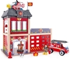 HAPE 60cm City Fire Station Kids 3y+ Wooden Toy.