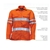 5 x WS Mens Taped Flame Resistant L/S Shirt, Size M, Orange. Buyers Note -