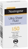 2 x NEUTROGENA Ultra Sheer Face Fluid Sunscreen SPF50, 40ml.  Buyers Note -