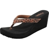 FLOJOS Women's Olivia Slip On Shoes, Size US 7 / UK 5, Brown Leopard.  Buye