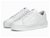 PUMA Women's Smash Platform V3 Shoes, Size US 9 / UK 6.5, White/Silver (01)