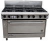 GOLDSTEIN GAS 8 BURNER STOVE WITH CONVECTION OVEN