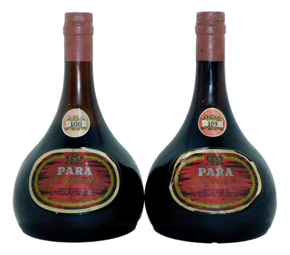 Seppelt & Sons Para Old Liqueur Port 108/109 (2x 750mL) Auction (0072 ...