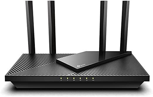 0076-3140674 · TP-LINK Dual Band Wifi 6 Router, Model: AX3000, Archer AX55. NB: Minor use,