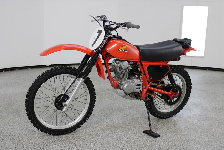 1980 Honda XR200 Solo Seater Dirtbike Motorcycle