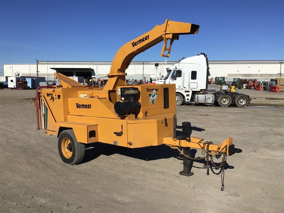 2007 Vermeer BC1800XL Single Wood Chipper Trailer (Parts)
