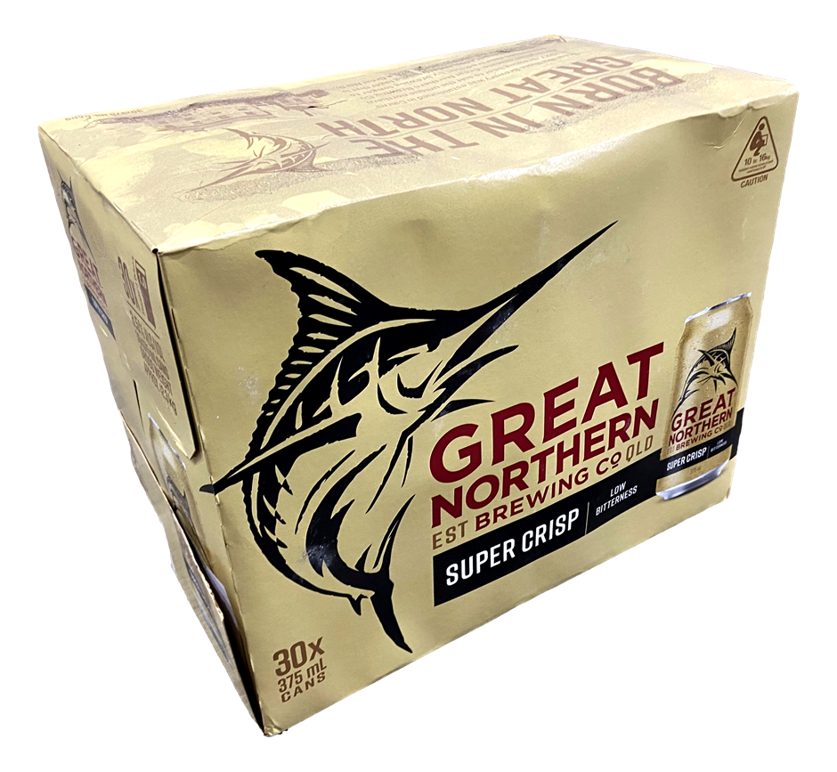 Great Northern Cartons Super Crisp Beer Cans (30x 375mL) QLD Auction