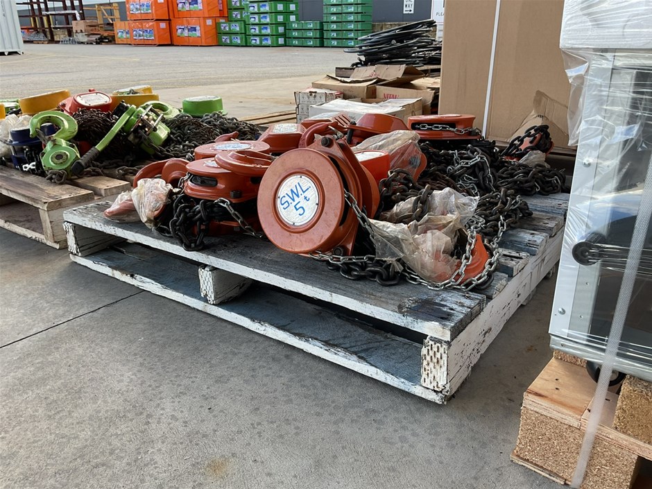 No Reserve- Chain Blocks & Lifting Equipment 